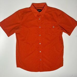 Marmot Orange Casual Button Down Shirt